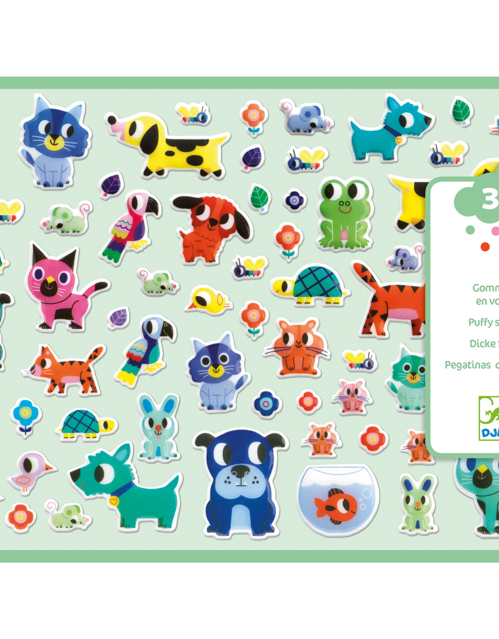 Djeco Puffy Stickers Mijn Vriendjes - Djeco
