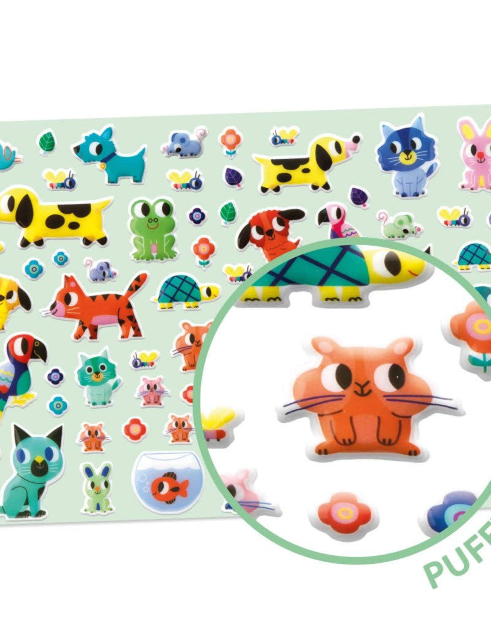Djeco Puffy Stickers Mijn Vriendjes - Djeco