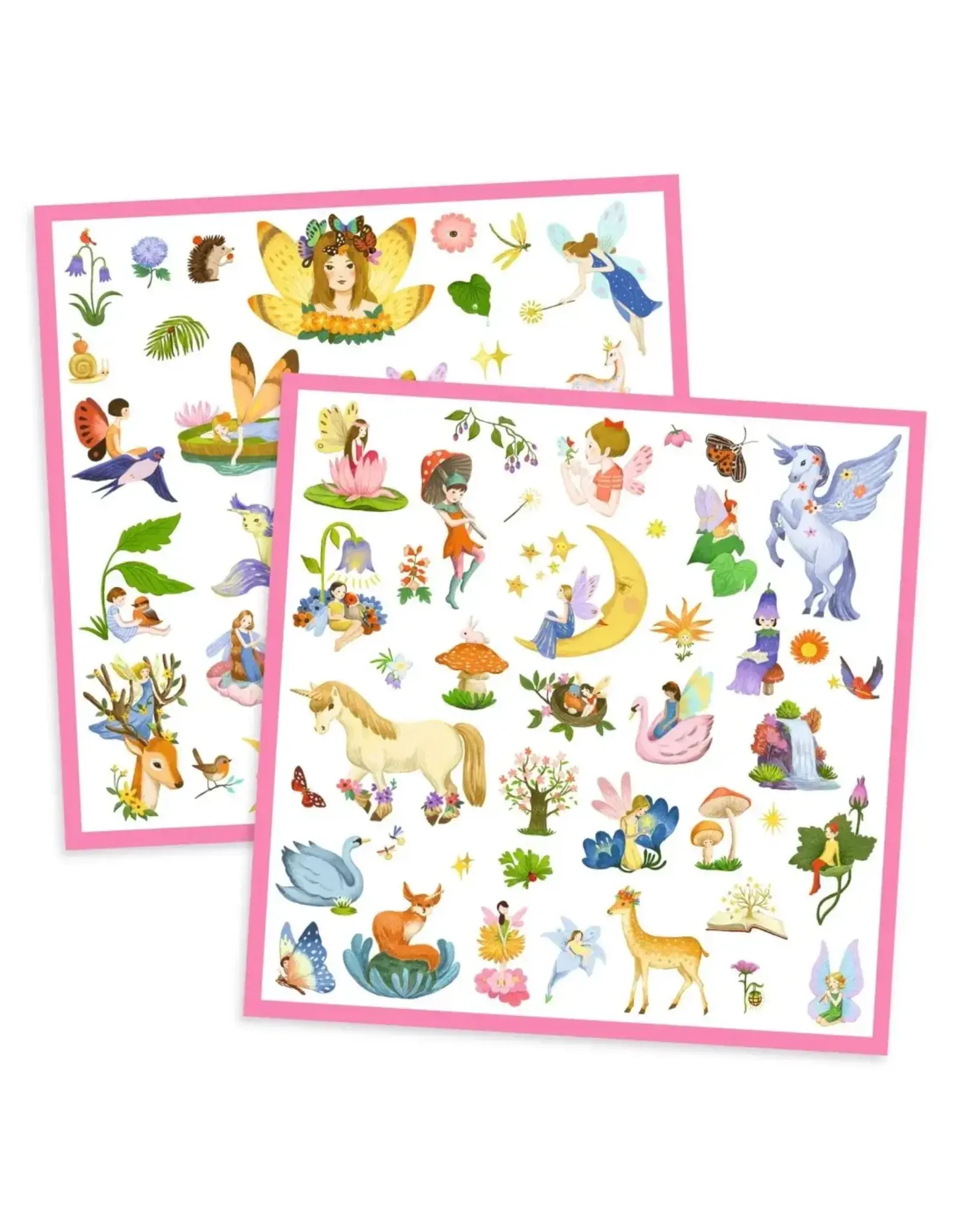 Djeco 160 Metallic Stickers Fantasy - Djeco