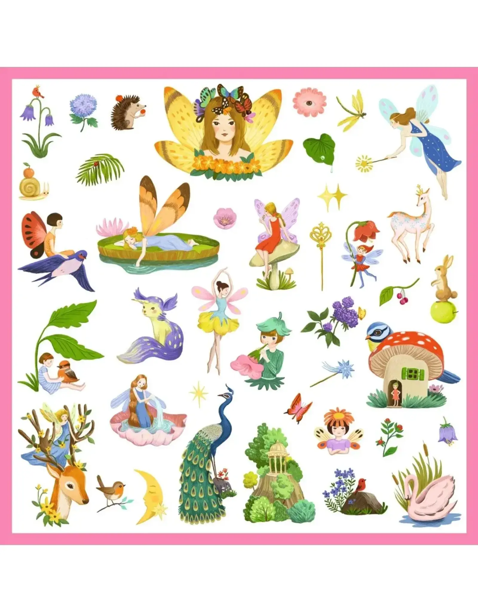 Djeco 160 Metallic Stickers Fantasy - Djeco