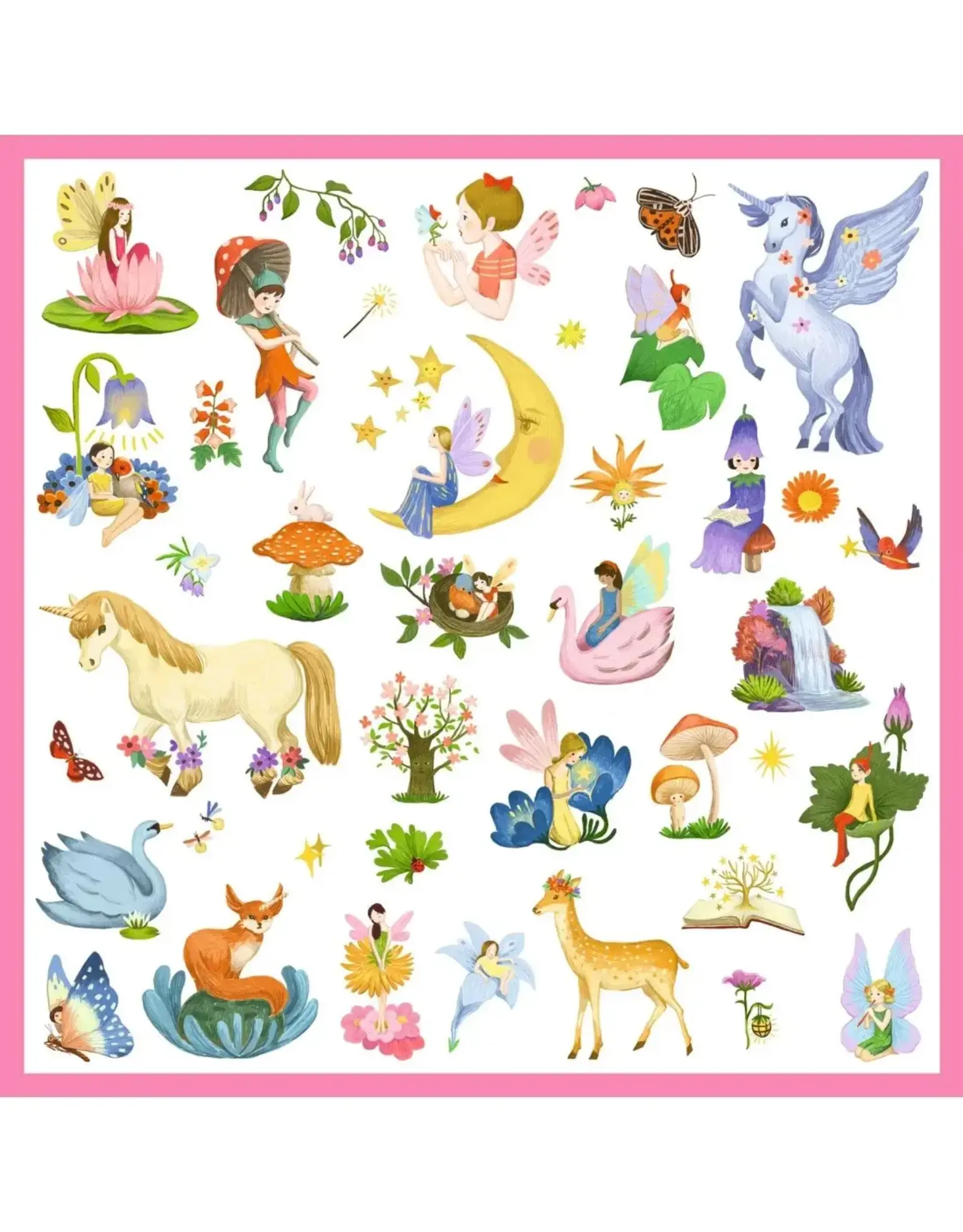 Djeco 160 Metallic Stickers Fantasy - Djeco