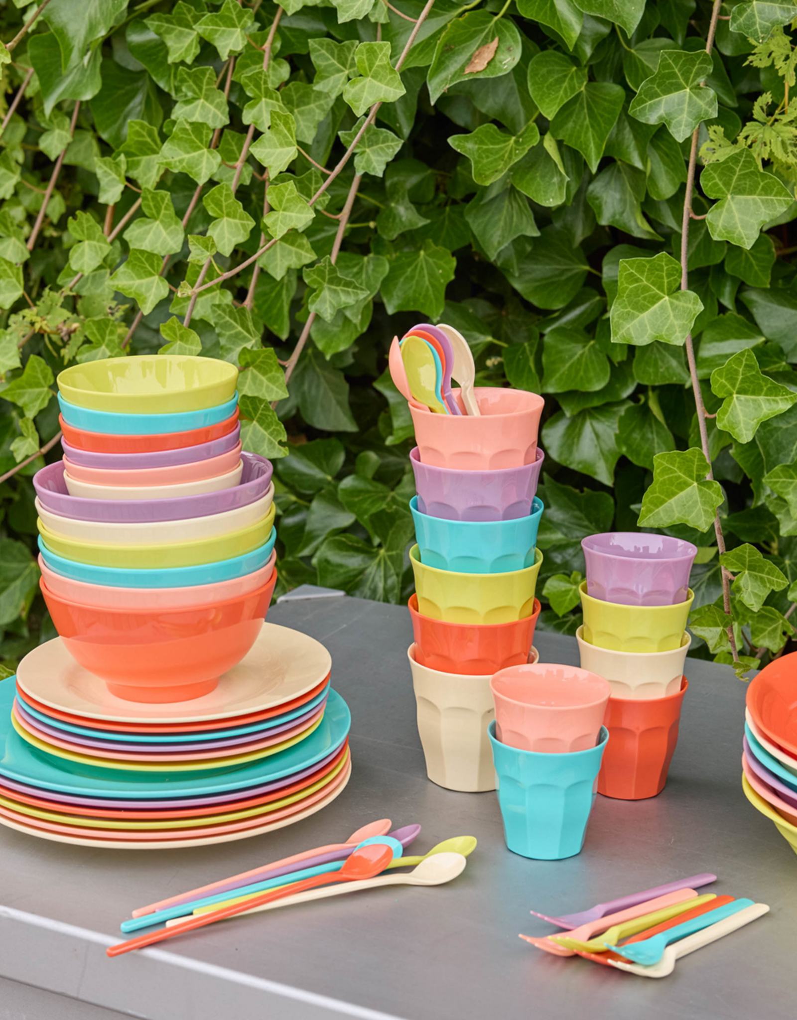 Rice Lepeltjes Melamine 6 stuks Glory Days - Rice