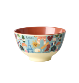 Rice Kom Melamine Small met Paris Mon Amour Print - Rice