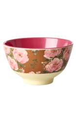 Rice Kom Melamine Small met Fiesta Rozen Print - Rice