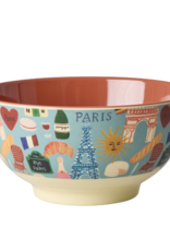 Rice Kom Melamine met Paris Mon Amour print - Rice