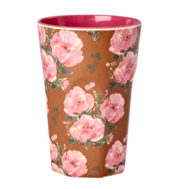 Rice Beker Groot Melamine met Fiesta Rozen print - Rice