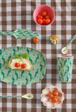 Rice Beker Groot Melamine met Peacock Power print - Rice