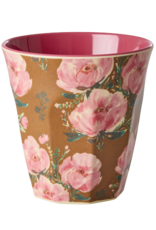 Rice Beker Melamine met Fiesta Rozen Print - Rice