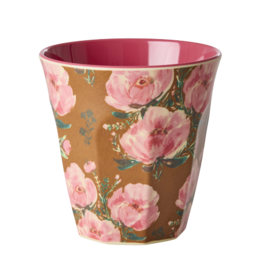 Rice Beker Melamine met Fiesta Rozen Print - Rice