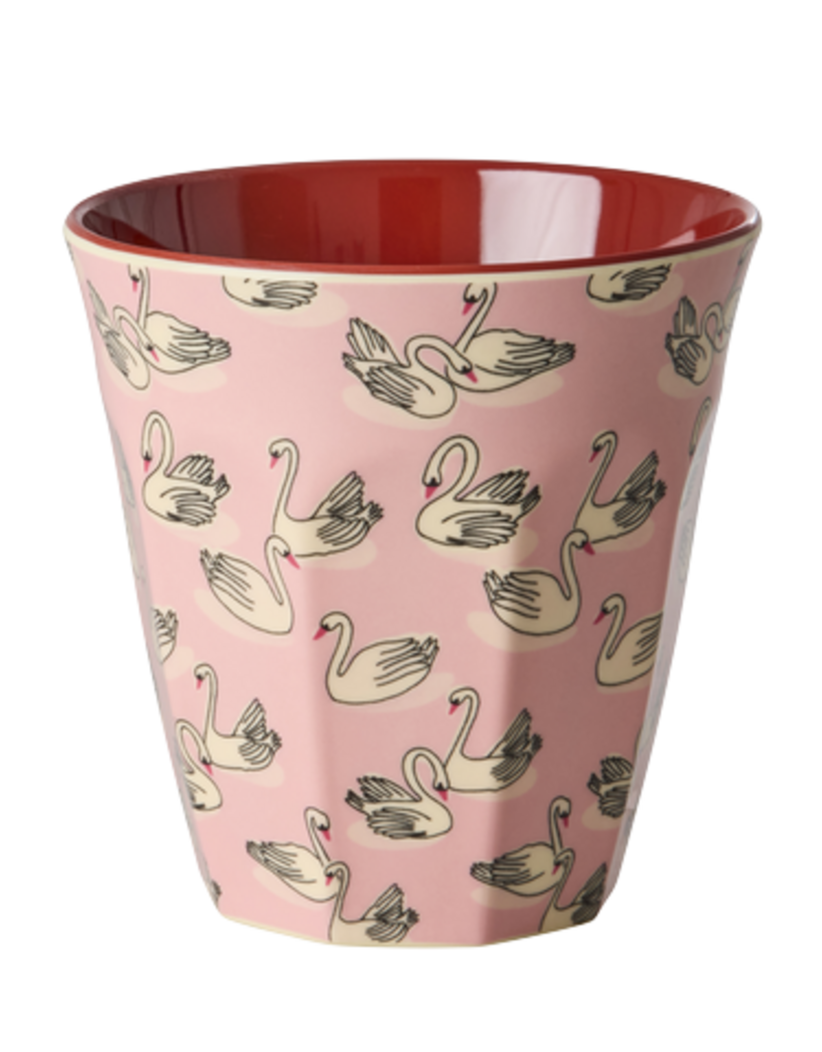 Rice Beker Melamine met Swan in Paris print - Rice