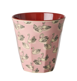 Rice Beker Melamine met Swan in Paris print - Rice