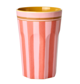 Rice Beker Groot Melamine met Strepen print - Rice