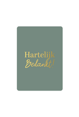Cadeaukaartje A7 - Hartelijk Bedankt!