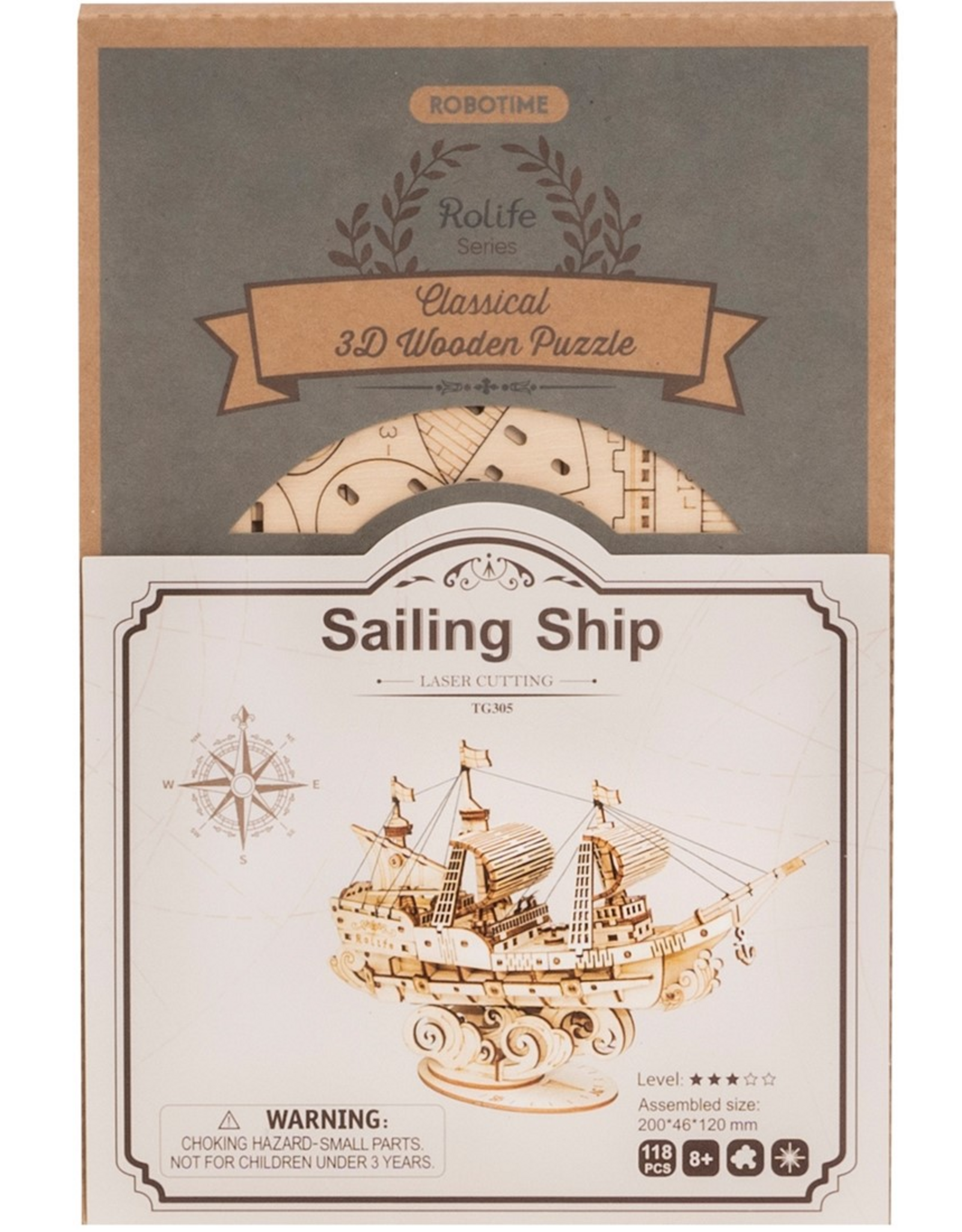 Rolife by Robotime Sailing Ship - Robotime
