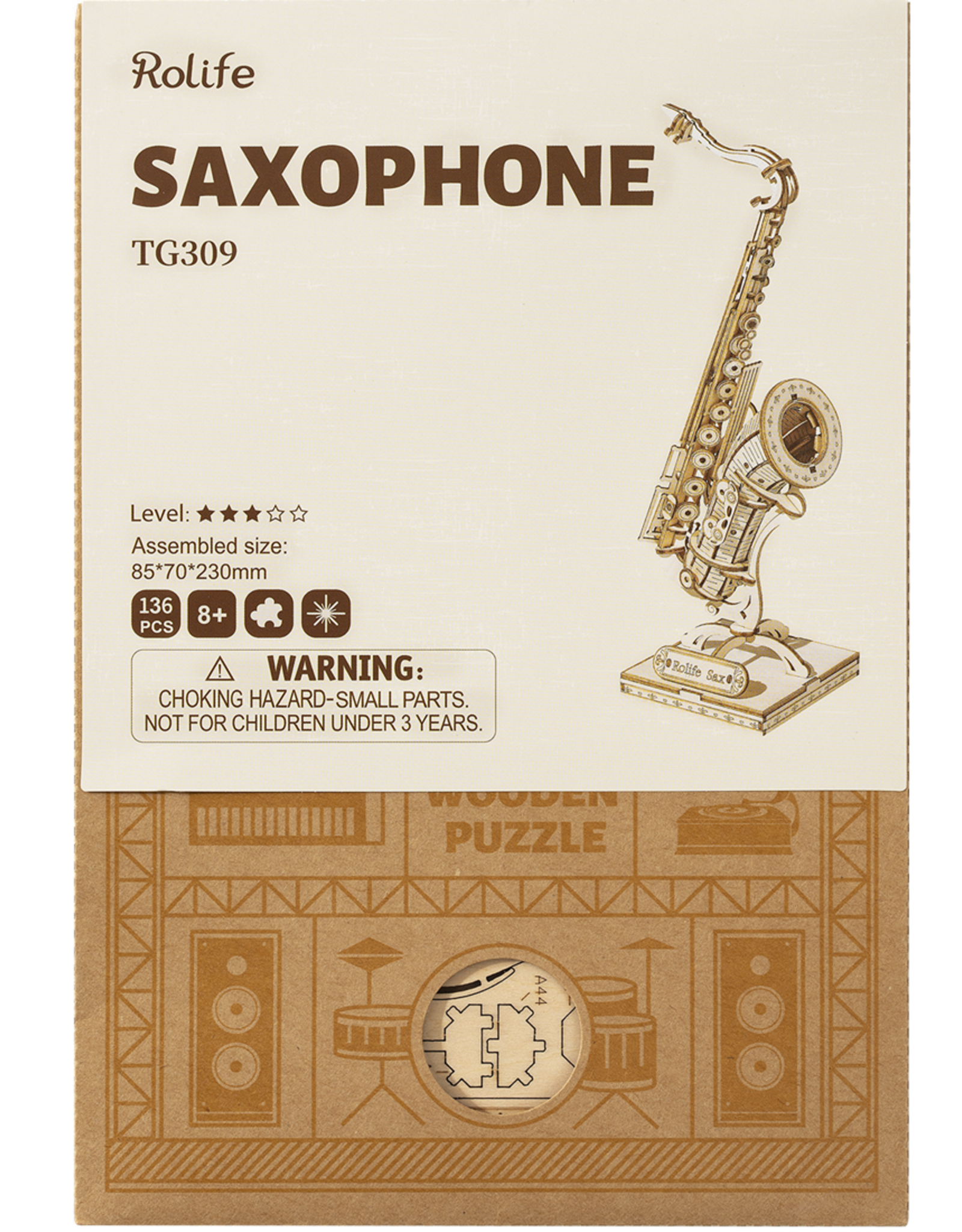 Rolife by Robotime Saxophone - Robotime