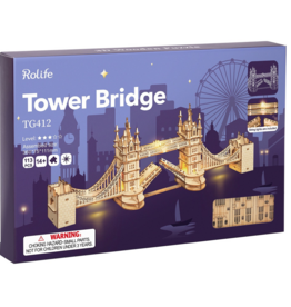 Rolife by Robotime Tower Bridge met Verlichting - Rolife by Robotime
