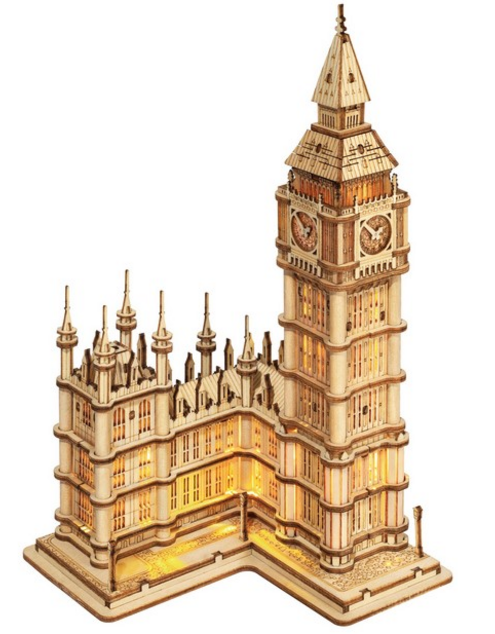 Rolife by Robotime Big Ben met Verlichting - Rolife by Robotime