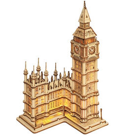Rolife by Robotime Big Ben met Verlichting - Rolife by Robotime