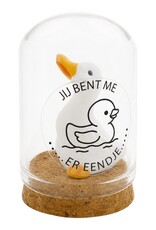 Stolpje 4x6cm "Jij bent me er eendje"