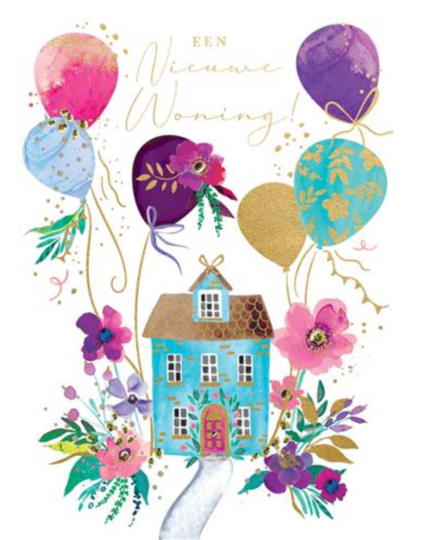 Een Nieuwe Woning - Wenskaart Clare Maddicott
