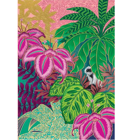 Wenskaart Blanco "Tropical Jungle" - Clare Maddicott