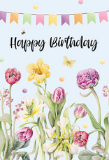 Happy Birthday - Wenskaart Janneke Brinkman