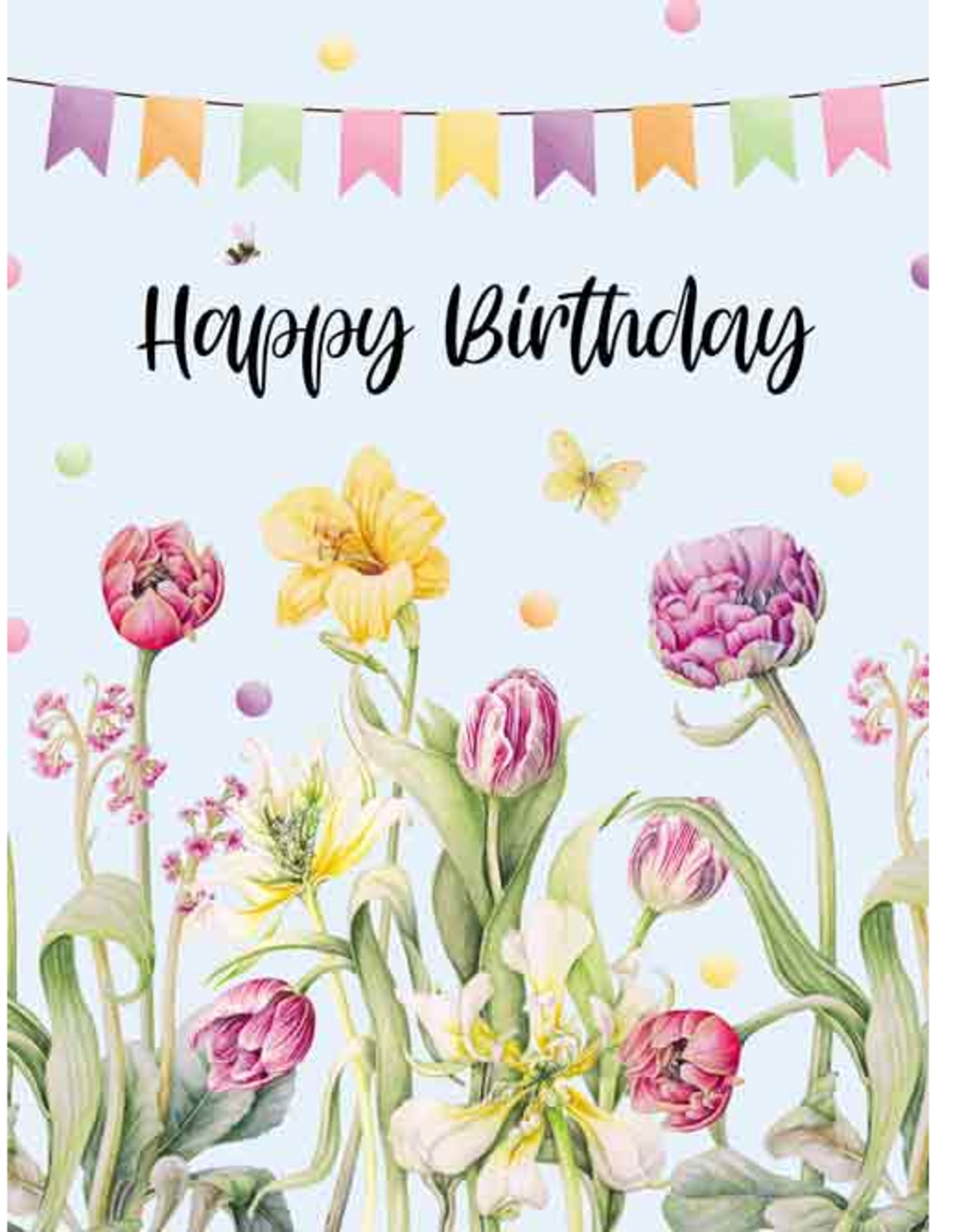 Happy Birthday - Wenskaart Janneke Brinkman