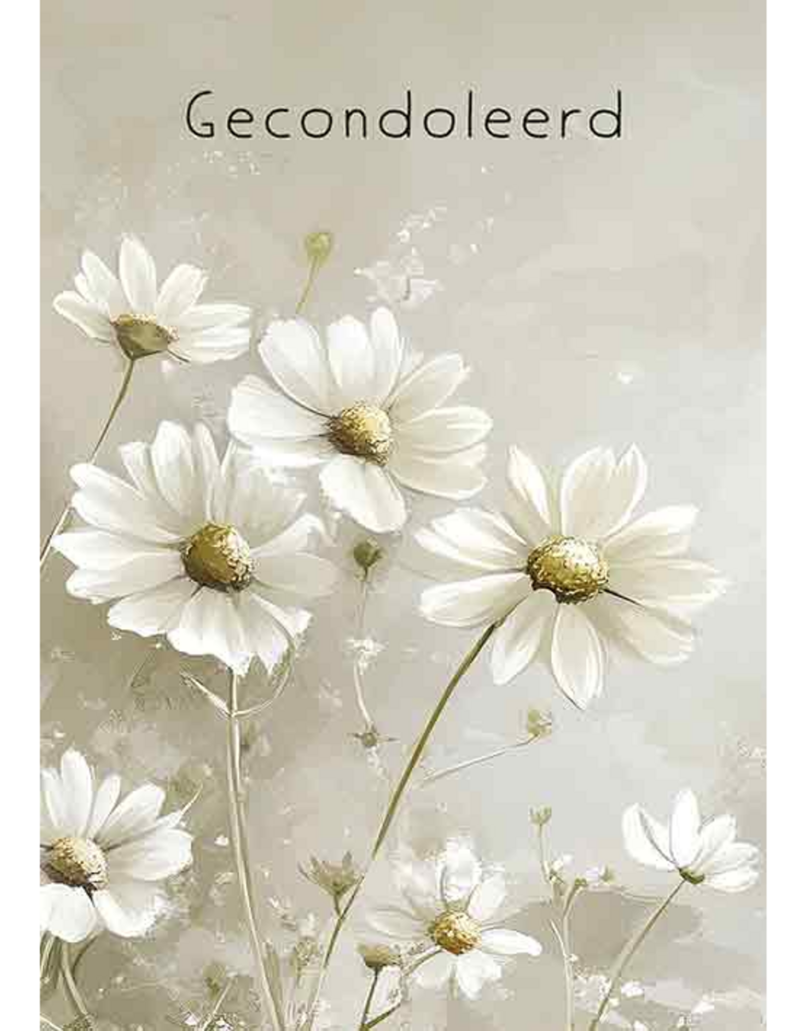 Gecondoleerd - Wenskaart Compassion