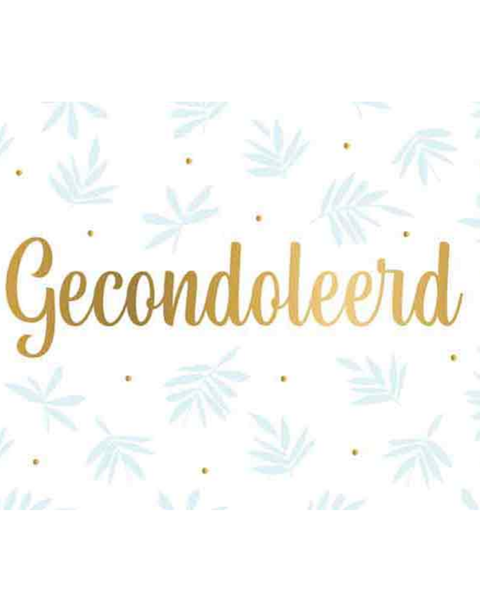 Gecondoleerd - Wenskaart Daisy