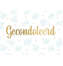 Gecondoleerd - Wenskaart Daisy
