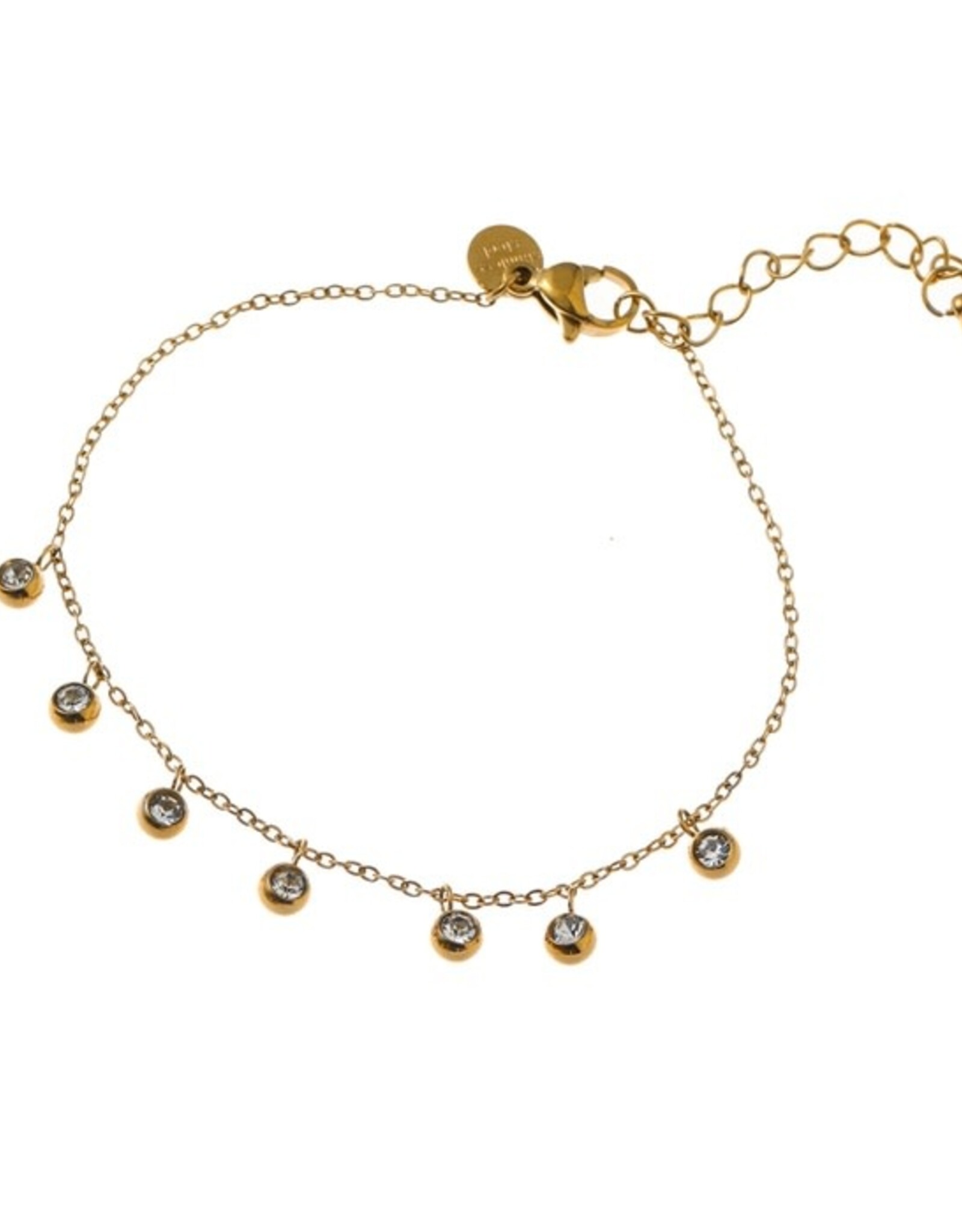 Day & Eve by Go Dutch Label Armband (B66424-1) 14K goud + crystal - Day & Eve by Go Dutch Label