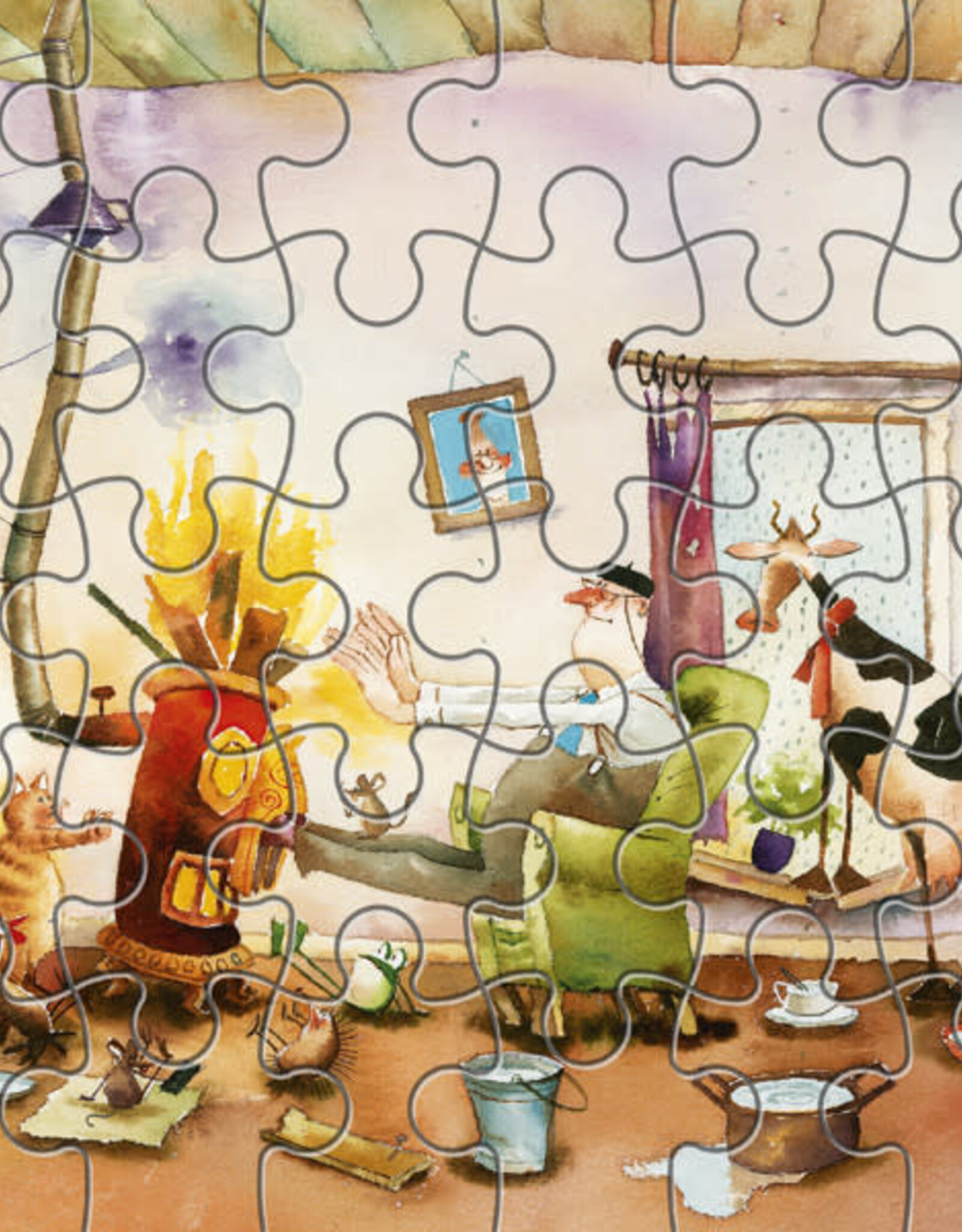 Kinder Puzzel "Opa Jan" Seizoenen - Marius van Dokkum