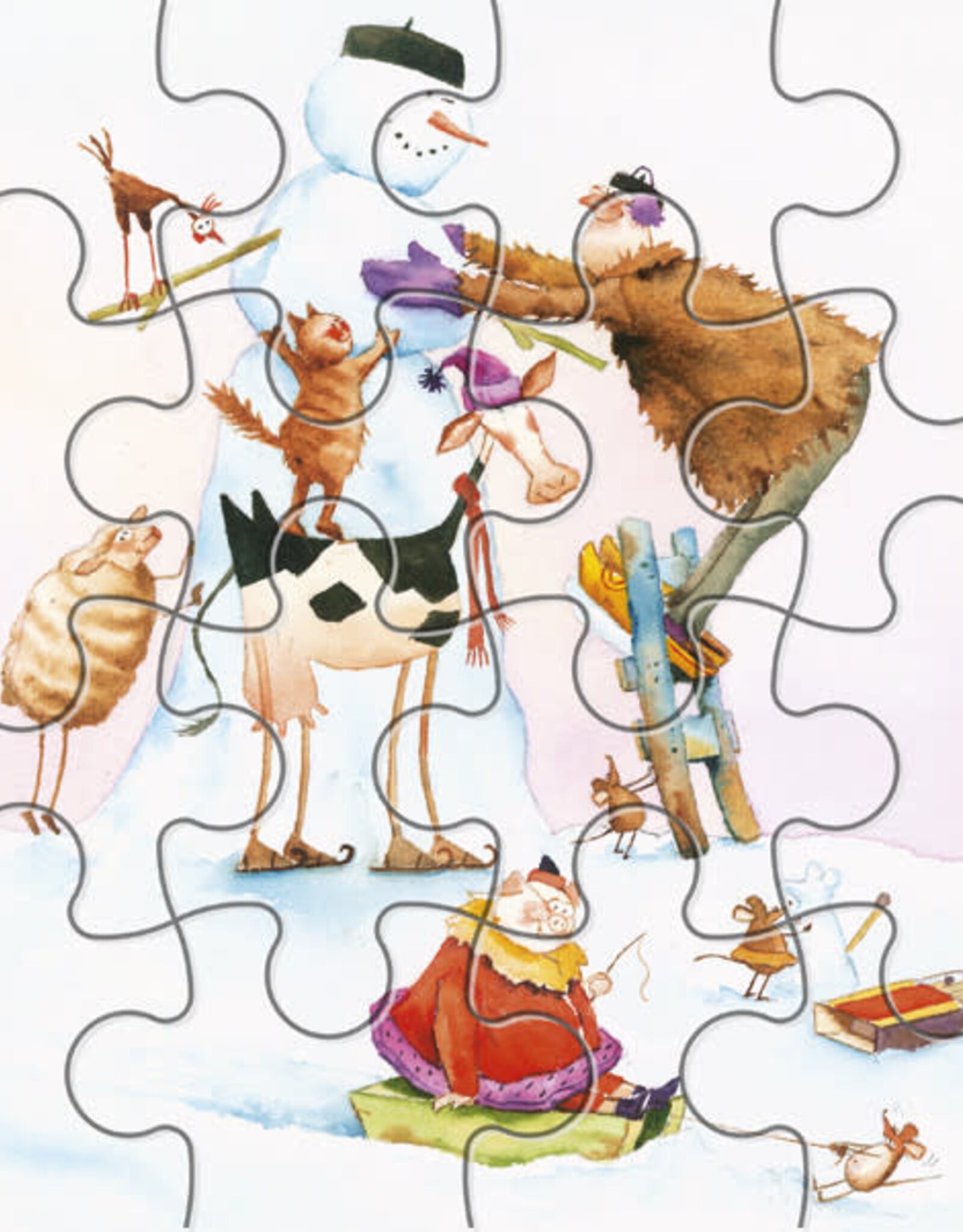 Kinder Puzzel "Opa Jan" Seizoenen - Marius van Dokkum