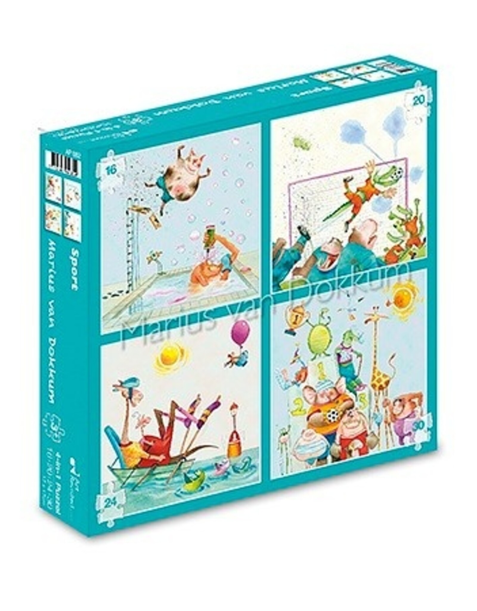 Kinder Puzzel "Opa Jan" Sport - Marius van Dokkum