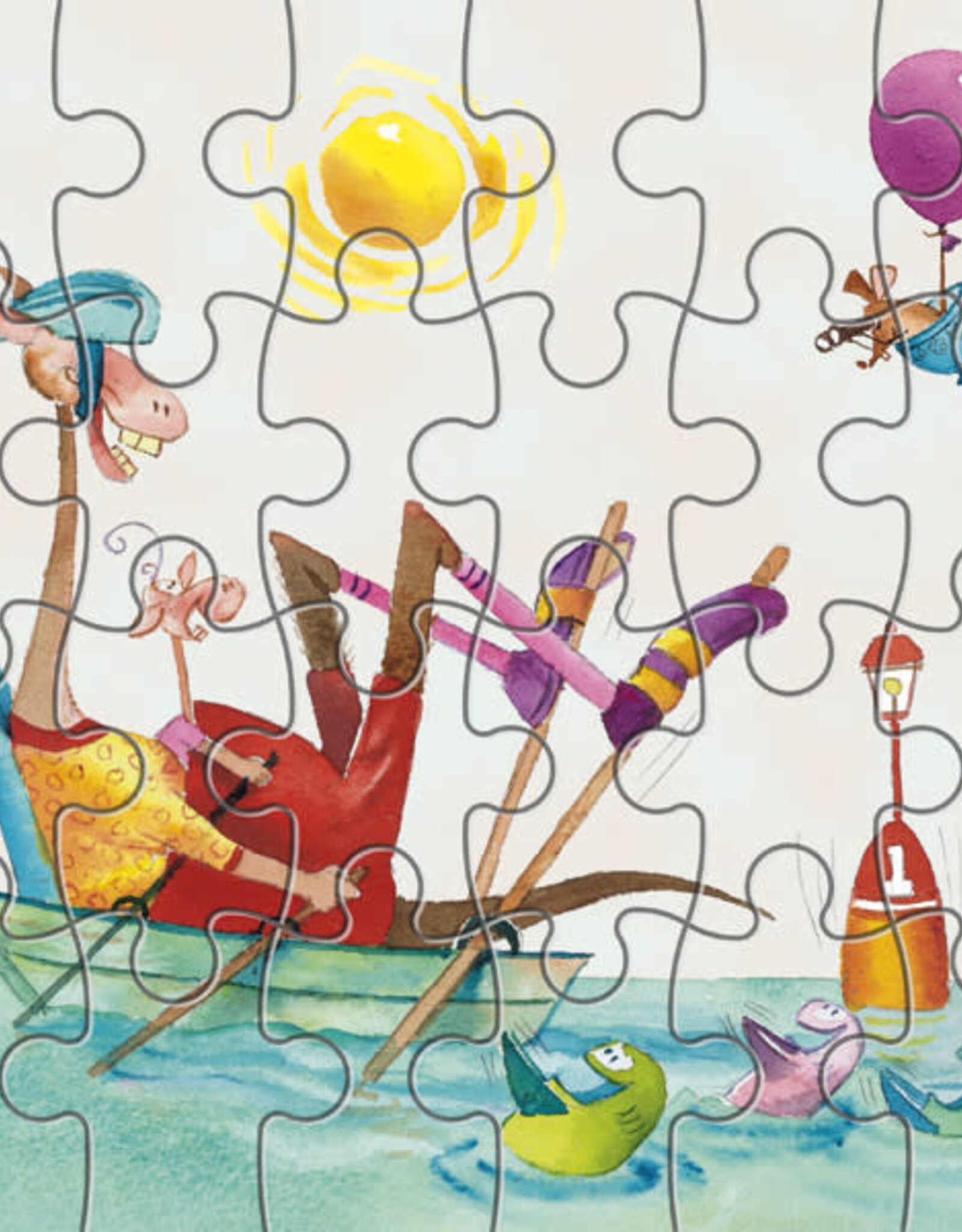 Kinder Puzzel "Opa Jan" Sport - Marius van Dokkum