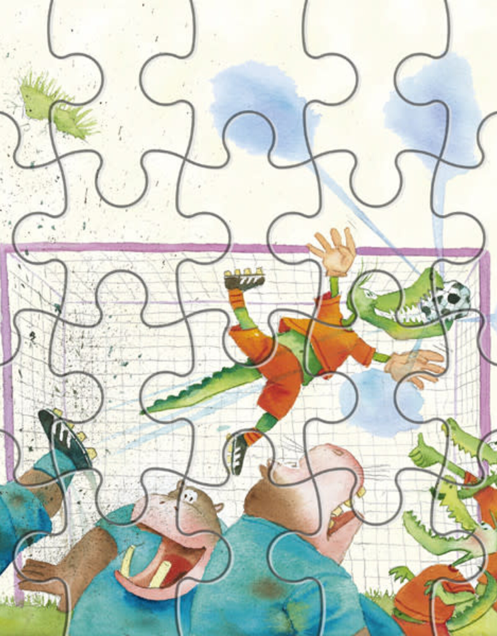 Kinder Puzzel "Opa Jan" Sport - Marius van Dokkum
