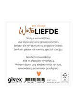 Een Doosje Winter Liefde - 14 kaartjes met geweldige winterfoto's van dieren