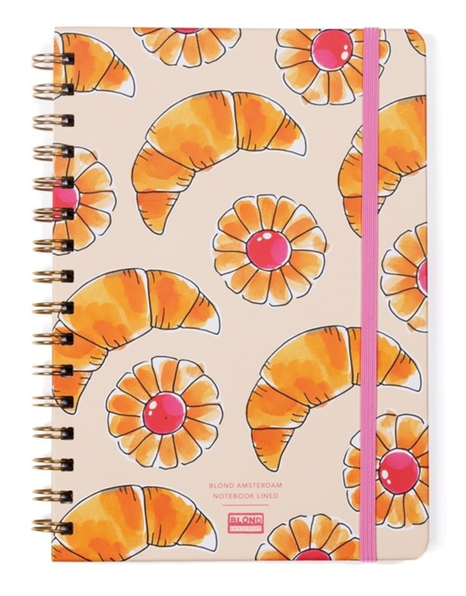 Blond Amsterdam Notitieboek A5 "Croissant" Gelinieerd - Blond Amsterdam
