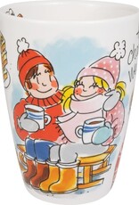 Blond Amsterdam Beker XL 0,5l & Petit Four Set "Hot Chocolate Weather" - Blond Amsterdam