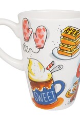 Blond Amsterdam Beker XL 0,5l & Petit Four Set "Hot Chocolate Weather" - Blond Amsterdam