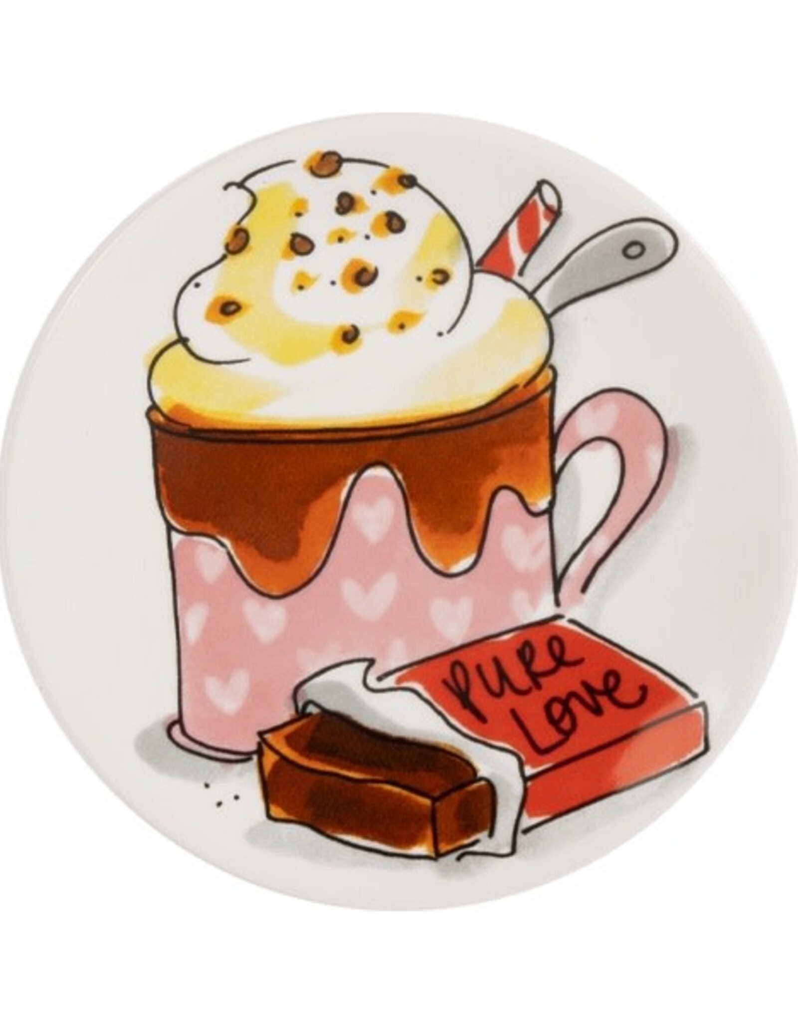 Blond Amsterdam Beker XL 0,5l & Petit Four Set "Hot Chocolate Weather" - Blond Amsterdam