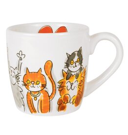 Blond Amsterdam Cappuccino Beker Katten 0,5l - Blond Amsterdam