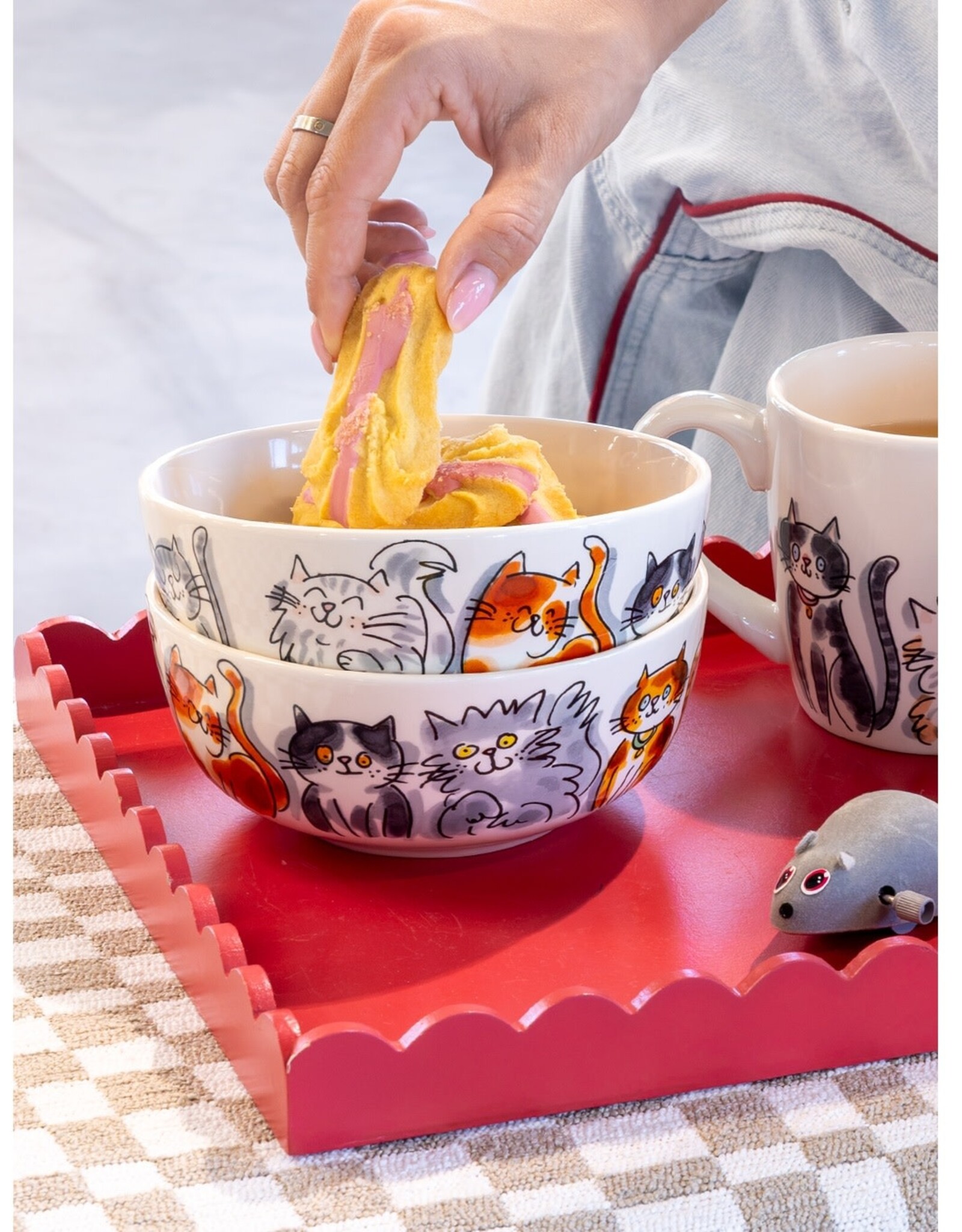 Blond Amsterdam Kom 15cm Katten - Blond Amsterdam