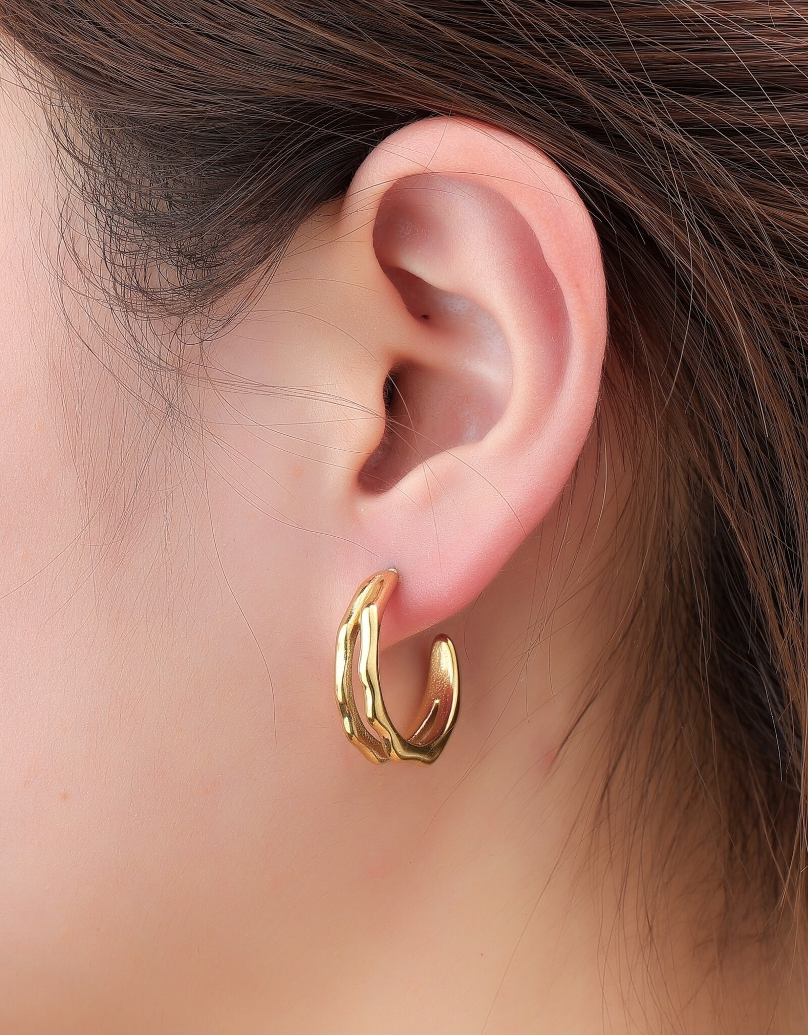 Day & Eve by Go Dutch Label Oorbellen (E66061-2) 14K goud - Day & Eve by Go Dutch Label