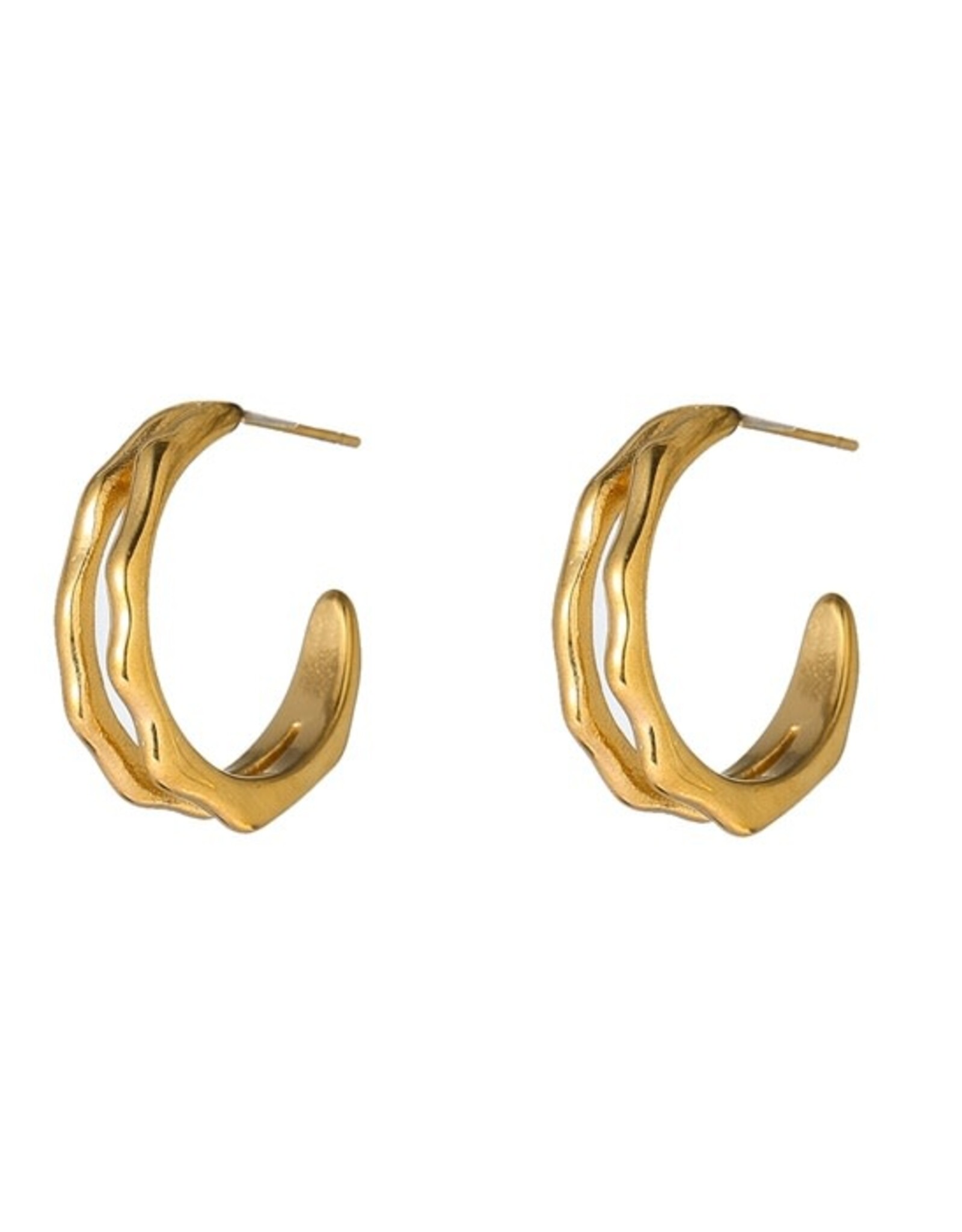 Day & Eve by Go Dutch Label Oorbellen (E66061-2) 14K goud - Day & Eve by Go Dutch Label