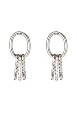 Day & Eve by Go Dutch Label Oorbellen (E66066-1) zilver - Day & Eve by Go Dutch Label