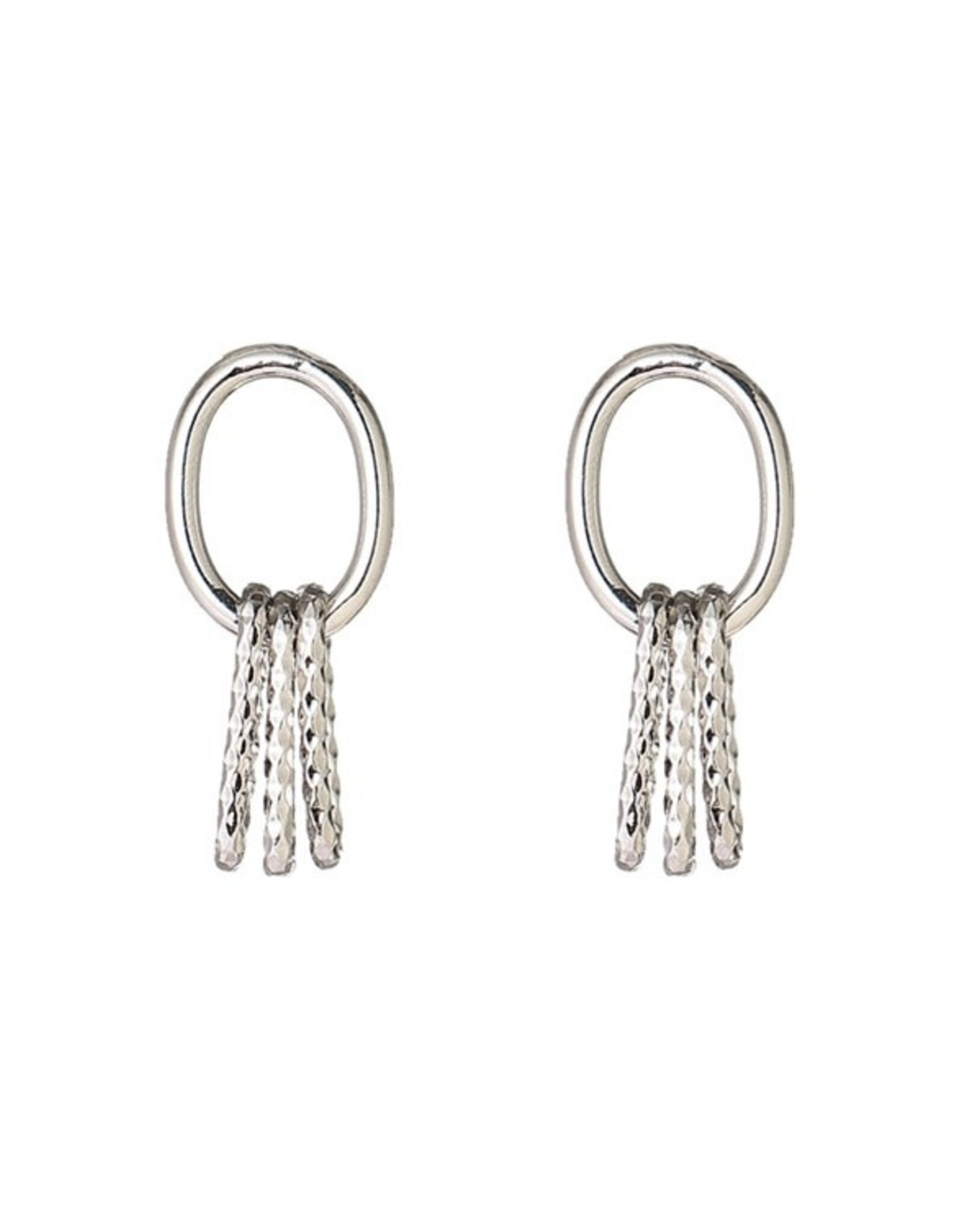 Day & Eve by Go Dutch Label Oorbellen (E66066-1) zilver - Day & Eve by Go Dutch Label
