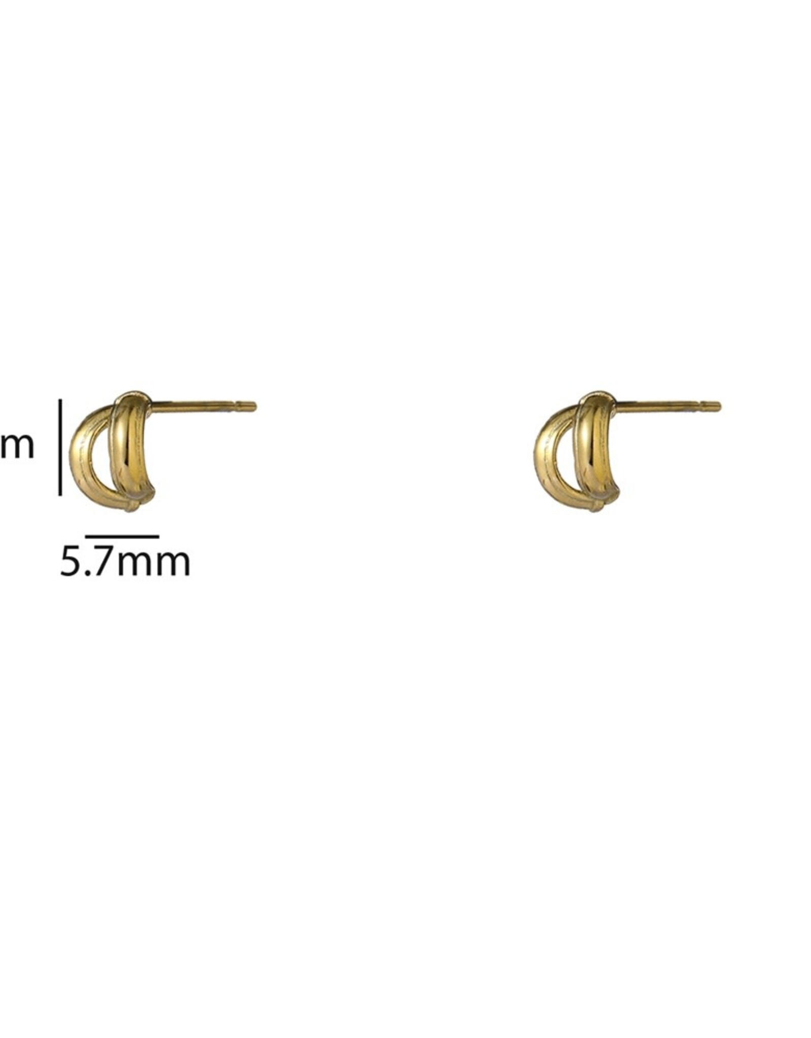 Day & Eve by Go Dutch Label Oorbellen (E66183-2) 14K goud - Day & Eve by Go Dutch Label