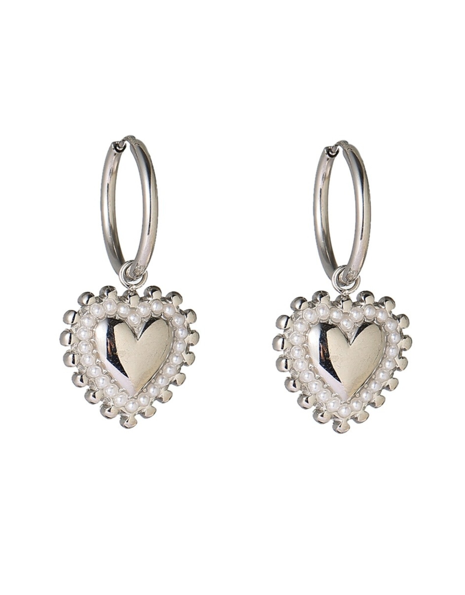 Day & Eve by Go Dutch Label Oorbellen (E66271-1) zilver - Day & Eve by Go Dutch Label