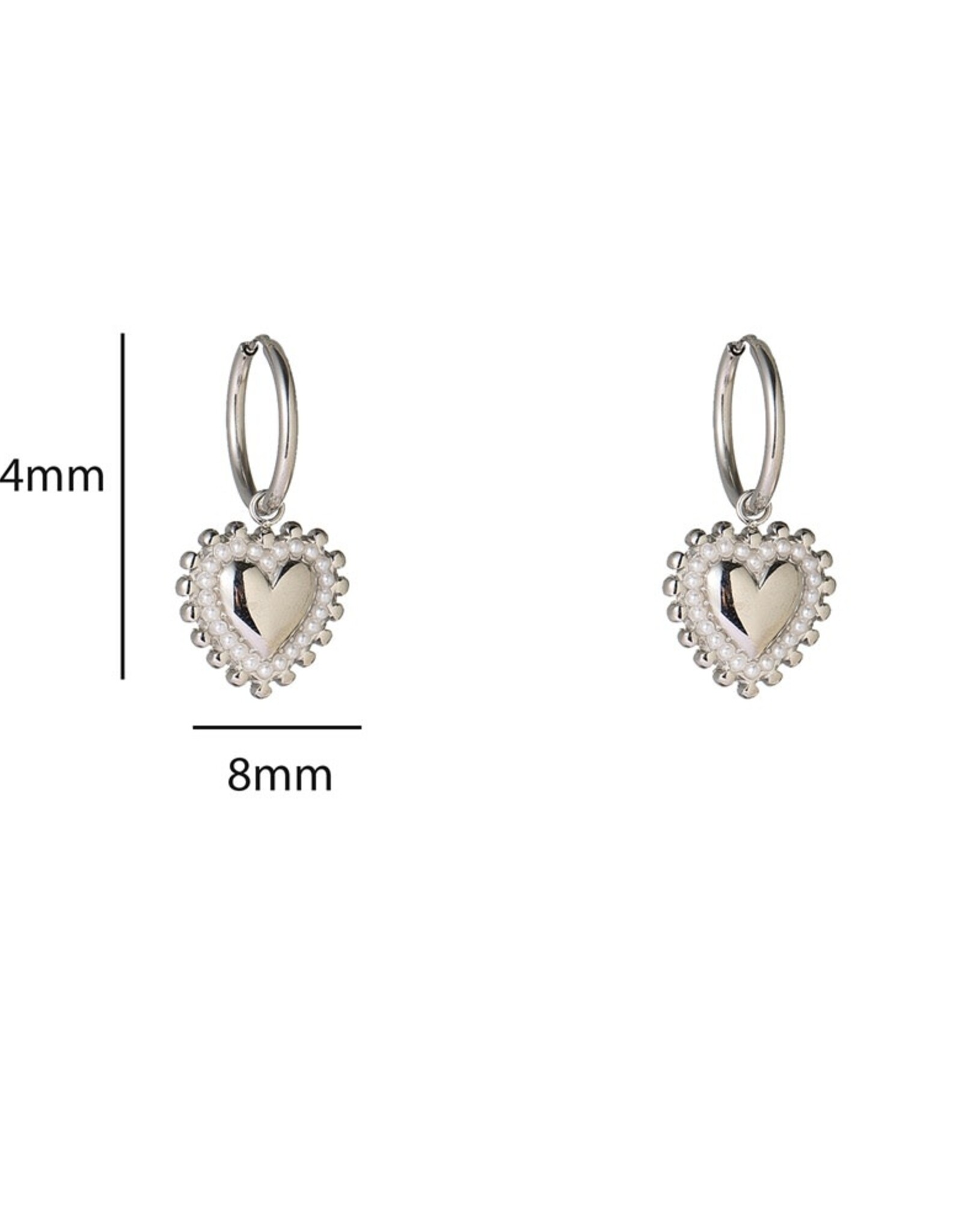 Day & Eve by Go Dutch Label Oorbellen (E66271-1) zilver - Day & Eve by Go Dutch Label
